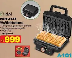 KİWİ KSM-2432 WAFFLE MAKİNESİ fiyat ve kampanya bilgisi